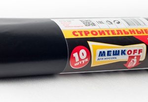 Мешок для мусора «МЕШКОFF», 180 л, ПВД, 10 штук в упаковке, 10 коробок, строительный