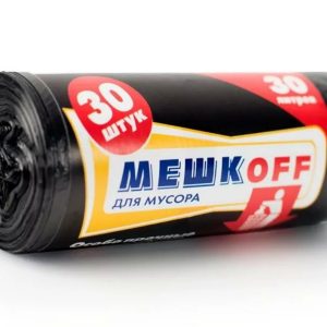 Мешок для мусора «МЕШКОFF», 30 л, ПНД, 30 штук в упаковке, 60 коробок (1 рулон)