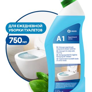 Моющее средство для ежедневной уборки туалетов "Apartament series А1" (флакон 750 мл)