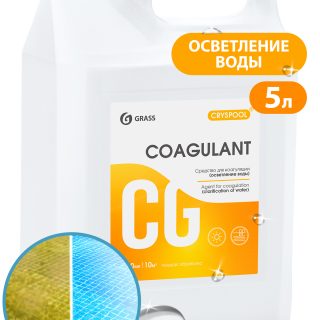 Средство для коагуляции (осветления) воды CRYSPOOL Coagulant (канистра 5,9кг)