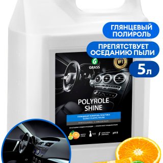 Полироль для кожи, резины и пластика  "Polyrole Shine" глянцевый блеск (канистра 5кг)