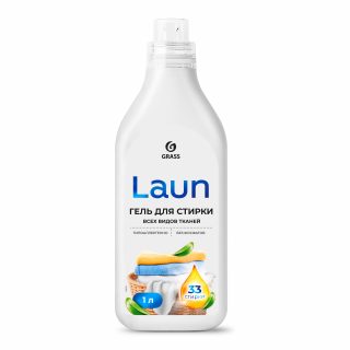 Гель для стирки всех видов тканей Laun (флакон 1 л)