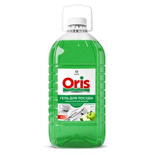 Средство для мытья посуды ORIS зелёное яблоко ПЭТ (канистра 5л)