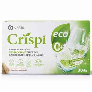 Экологичные таблетки для посудомоечных машин "CRISPI" (30шт)